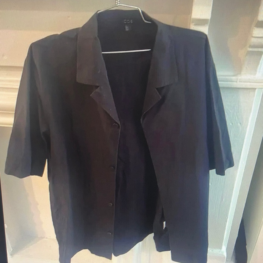 Black Button-Up Shirt